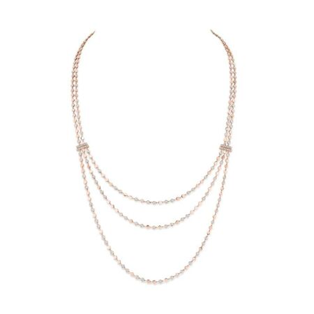 Collier Messika D-Vibes en or rose et diamants