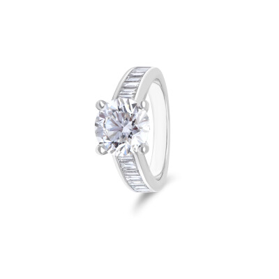 Bague Traviata en or blanc et diamants