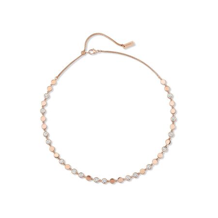 Collier Messika D-Vibes en or rose et diamants