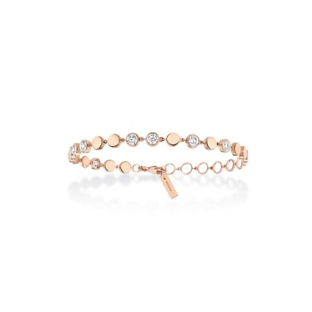 Bracelet Messika D-Vibes en or rose et diamants