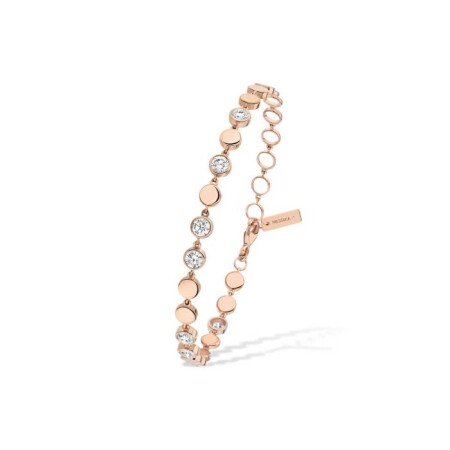 Bracelet Messika D-Vibes en or rose et diamants