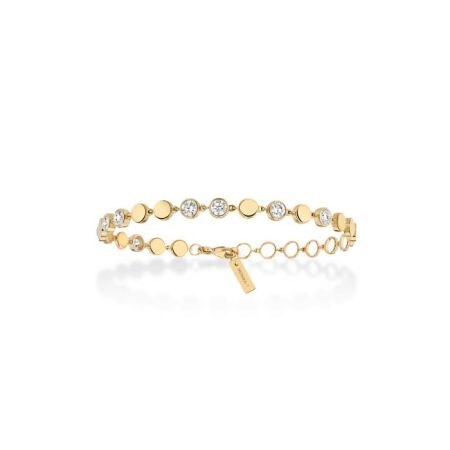 Bracelet Messika D-Vibes en or jaune et diamants