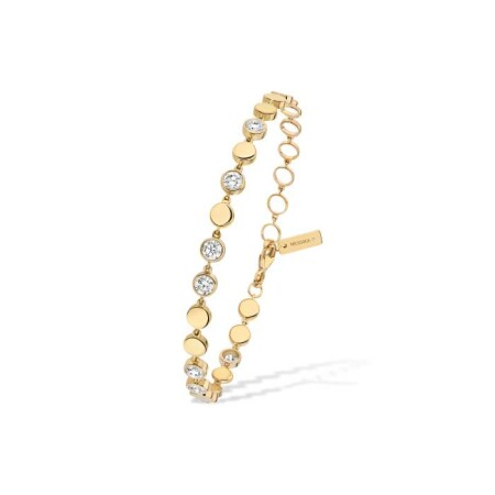 Bracelet Messika D-Vibes en or jaune et diamants