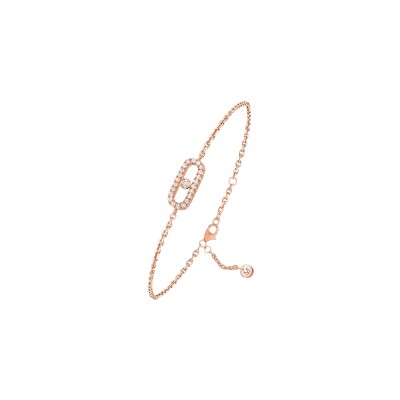 Bracelet Messika Care(s) Enfant en or rose et diamants