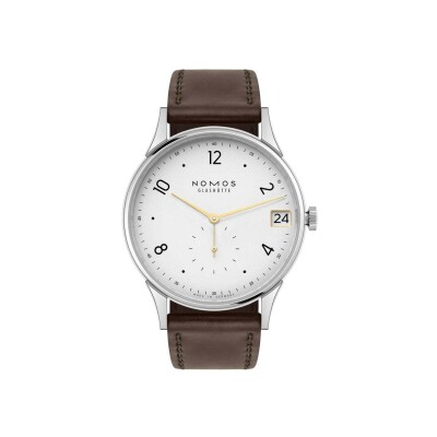 Montre NOMOS Glashütte Minimatik 39 date gold