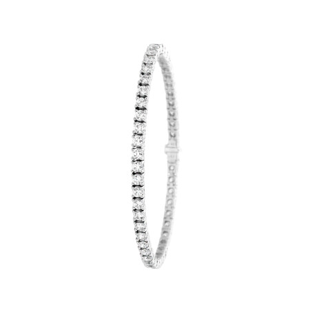 Bracelet Ligne en or blanc et diamants