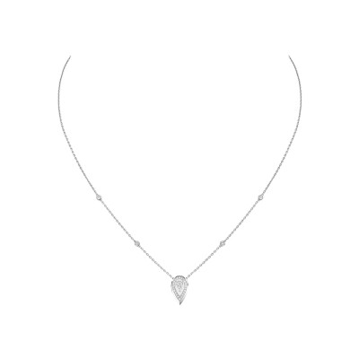 Collier Messika Fiery en or blanc et diamants