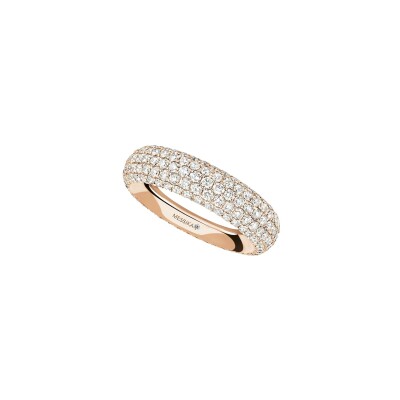 Bague Messika Divine Enigma en or rose et diamants