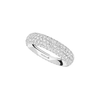 Messika Divine Enigma ring in white gold and diamonds