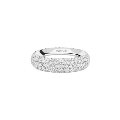 Messika Divine Enigma ring in white gold and diamonds