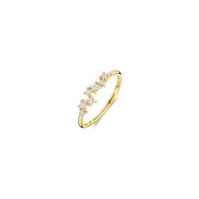 Bague Blush en or jaune et zircon, taille 52