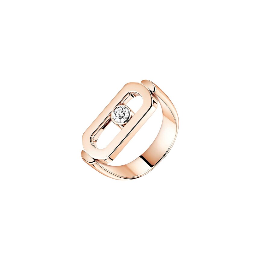 Messika Imperial Move ring, pink gold, diamond