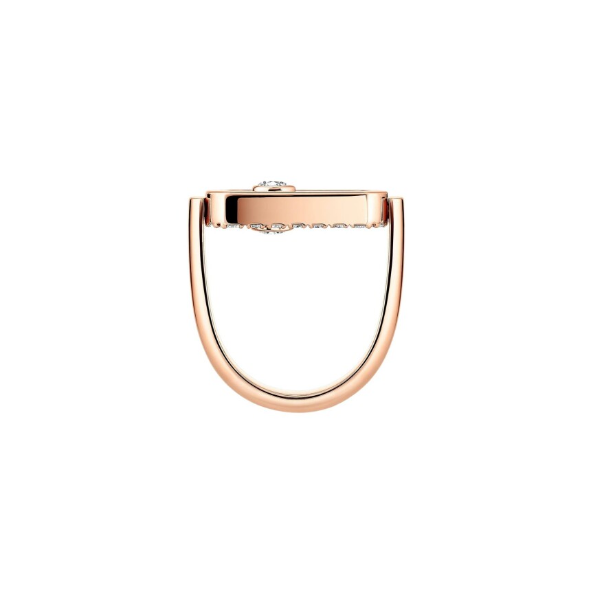 Messika Imperial Move ring, pink gold, diamond