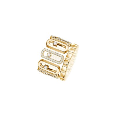 Bague Messika Move Iconica en or jaune et diamants