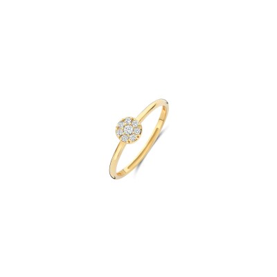 Bague Blush en or jaune et zircon, taille 52