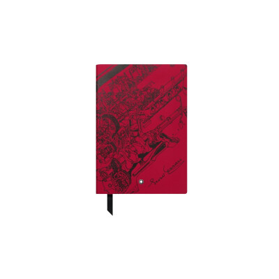 Montblanc Great Characters #146 small format Enzo Ferrari, red, ligné notebook