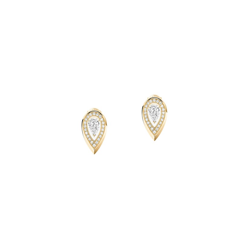 Messika Fiery earrings, yellow gold and diamonds
