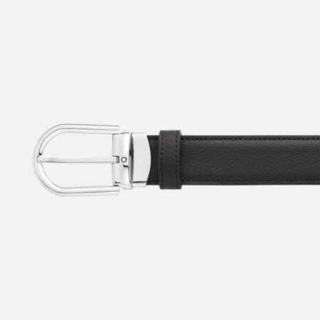 Ceinture Montblanc  réversible à boucle fer à cheval de 30 mm 