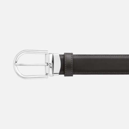 Ceinture Montblanc  réversible à boucle fer à cheval de 30 mm 