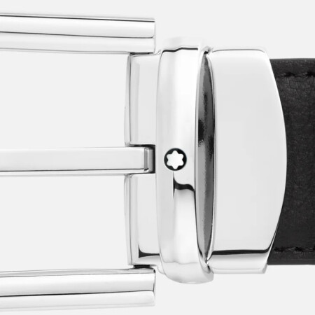 Ceinture Montblanc  réversible à boucle fer à cheval de 30 mm 