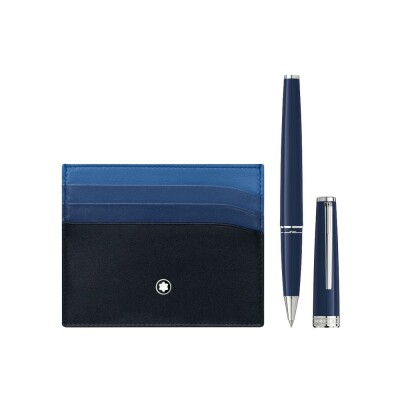 Montblanc PIX Rollerball and Meisterstück 6cc Card Holder Set