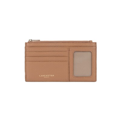 Porte-cartes zippé Lancaster Dune