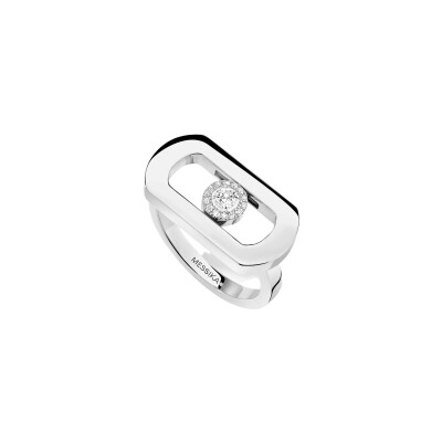 Bague Messika So Move en or blanc et diamants