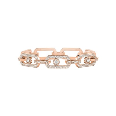 Messika So Move XL bracelet, rose gold and diamonds