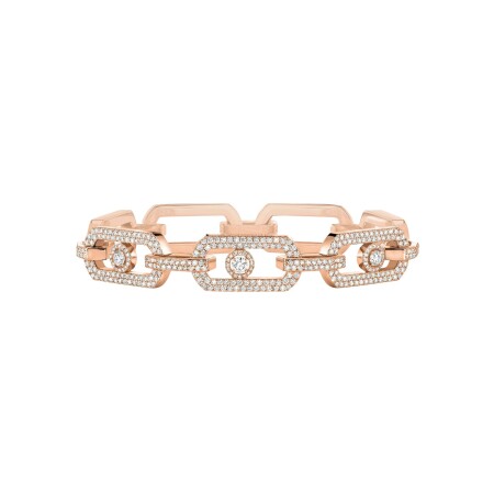 Messika So Move XL bracelet, rose gold and diamonds