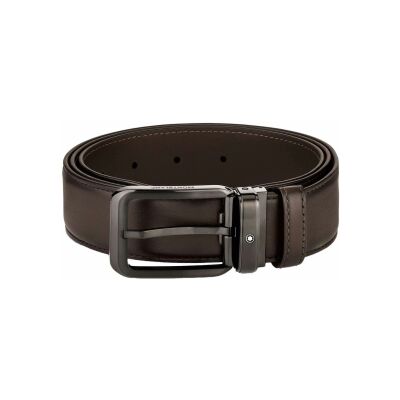 Montblanc Shaded brown 35mm leather belt