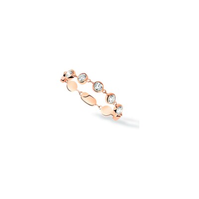 Messika D-Vibes Small Model Ring aus Roségold und Diamanten