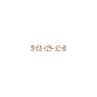 Bague Messika D-Vibes PM en or rose et diamants