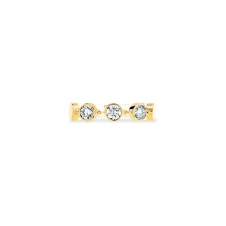 Bague Messika D-Vibes MM en or jaune et diamants