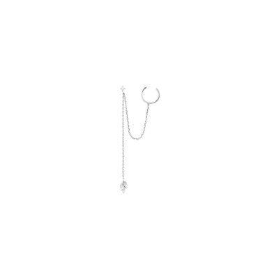 Boucles d'oreilles en argent et oxydes de zirconium