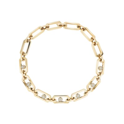 Collier Messika So Move XL en or jaune et diamants