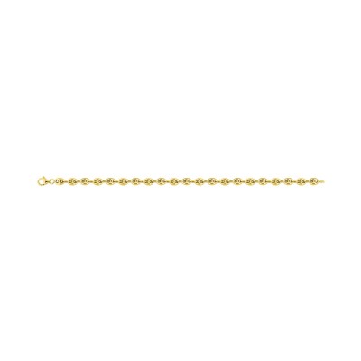 Collier maille grain-café en plaqué or