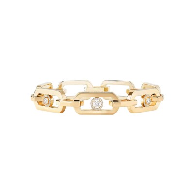 Bracelet Messika So Move XL en or jaune et diamants