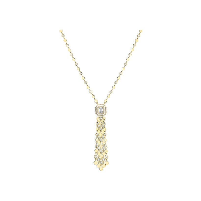 Collier Messika Pompon D-Vibes en or jaune et diamants