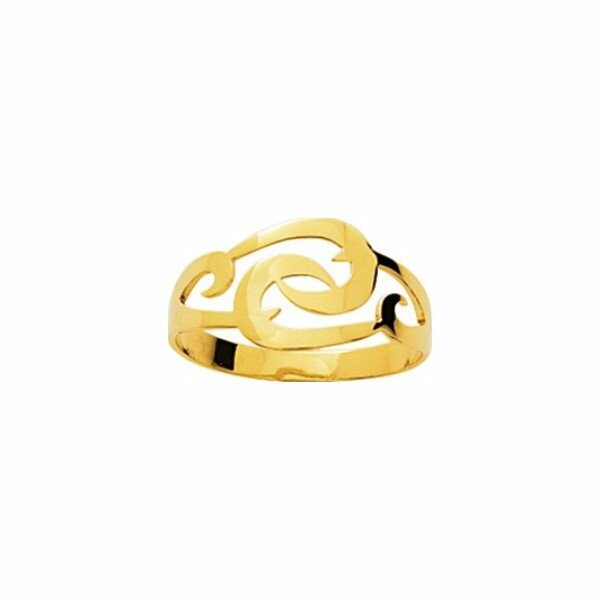 Bague fantaisie en or jaune