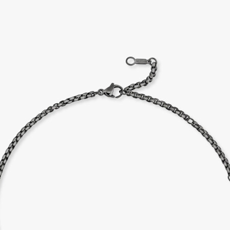 Collier Messika Move Titanium GM Graphite en titane et diamant