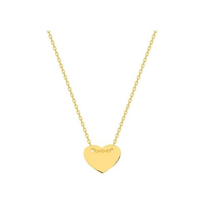Collier à graver en plaqué or
