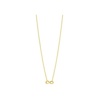 Collier en plaqué or, taille 42cm