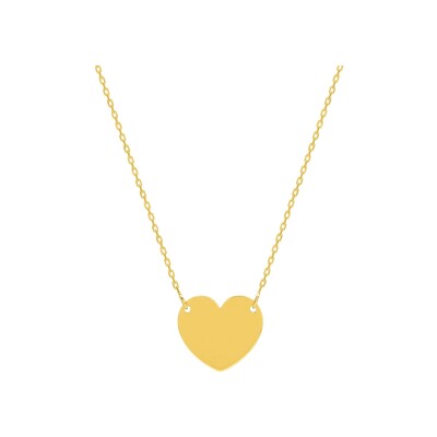 Collier à graver en plaqué or
