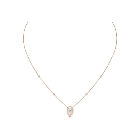 Collier Messika Fiery en or rose et diamants