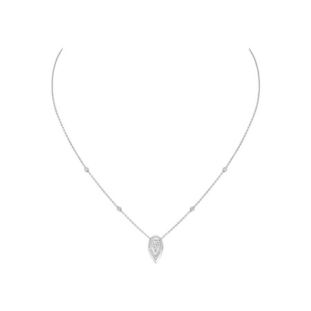 Messika Fiery necklace, white gold and diamonds