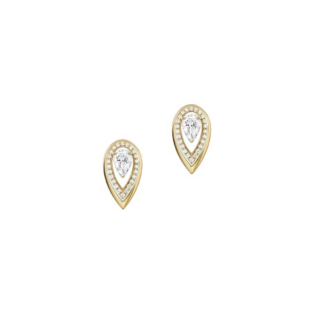 Messika Fiery earrings, yellow gold and diamonds