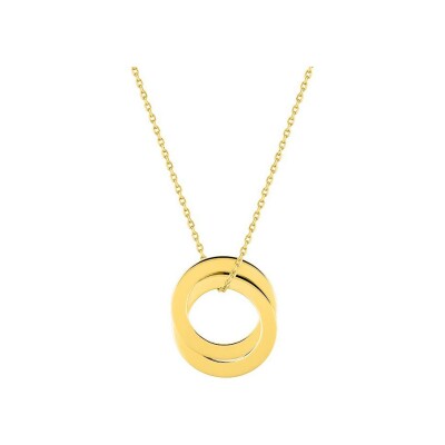 Collier à graver en plaqué or