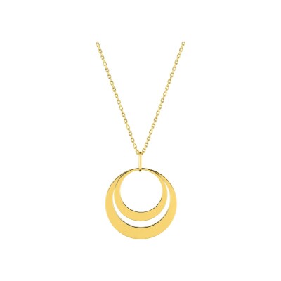 Collier à graver en plaqué or