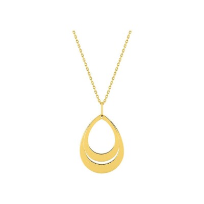 Collier à graver en plaqué or