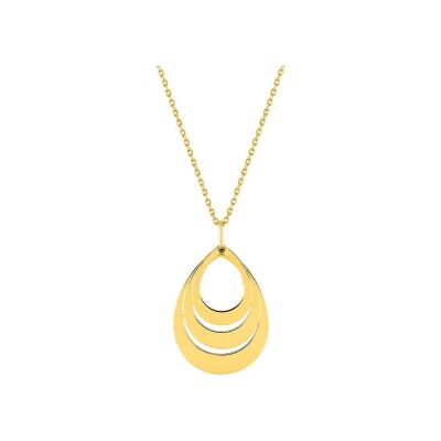 Collier à graver en plaqué or